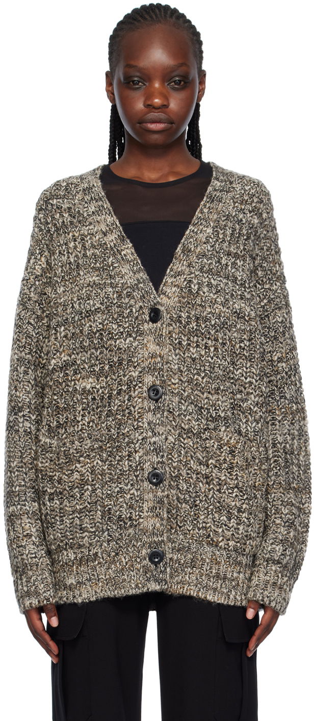 Pleteni pulover rag & bone Daphne Knit Cardigan Rjava | WAS23H041CP41