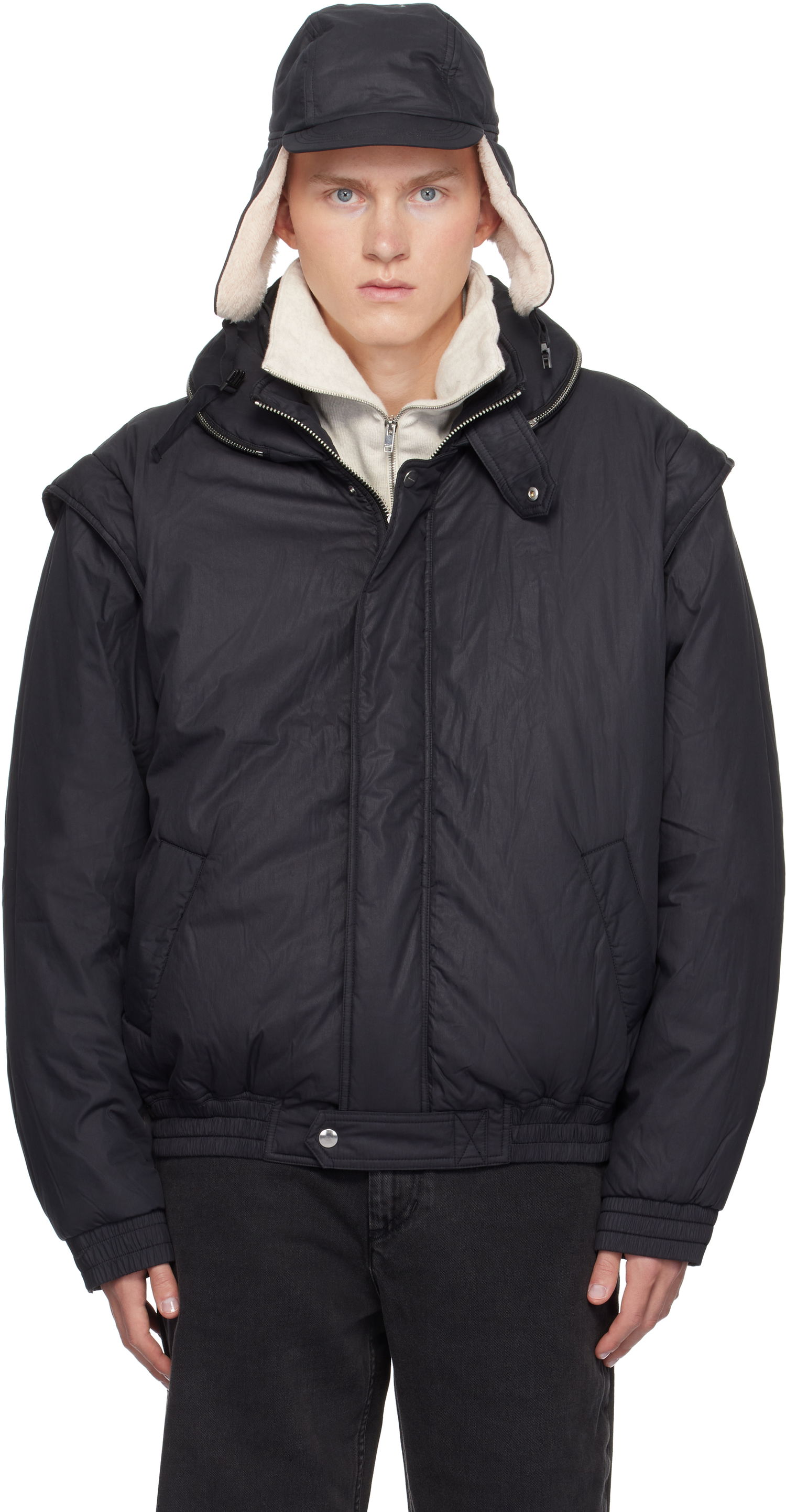 Puhovka ISABEL MARANT Isabel Marant Kasim Puffer Jacket Črna | VE0404HA-B3C03H, 0