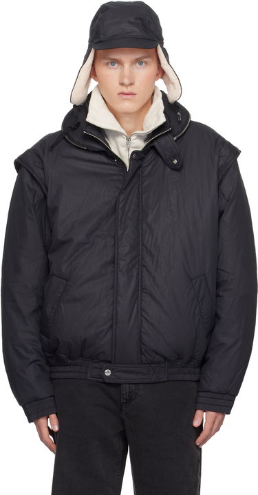 Puhovka ISABEL MARANT Isabel Marant Kasim Puffer Jacket Črna | VE0404HA-B3C03H, 0