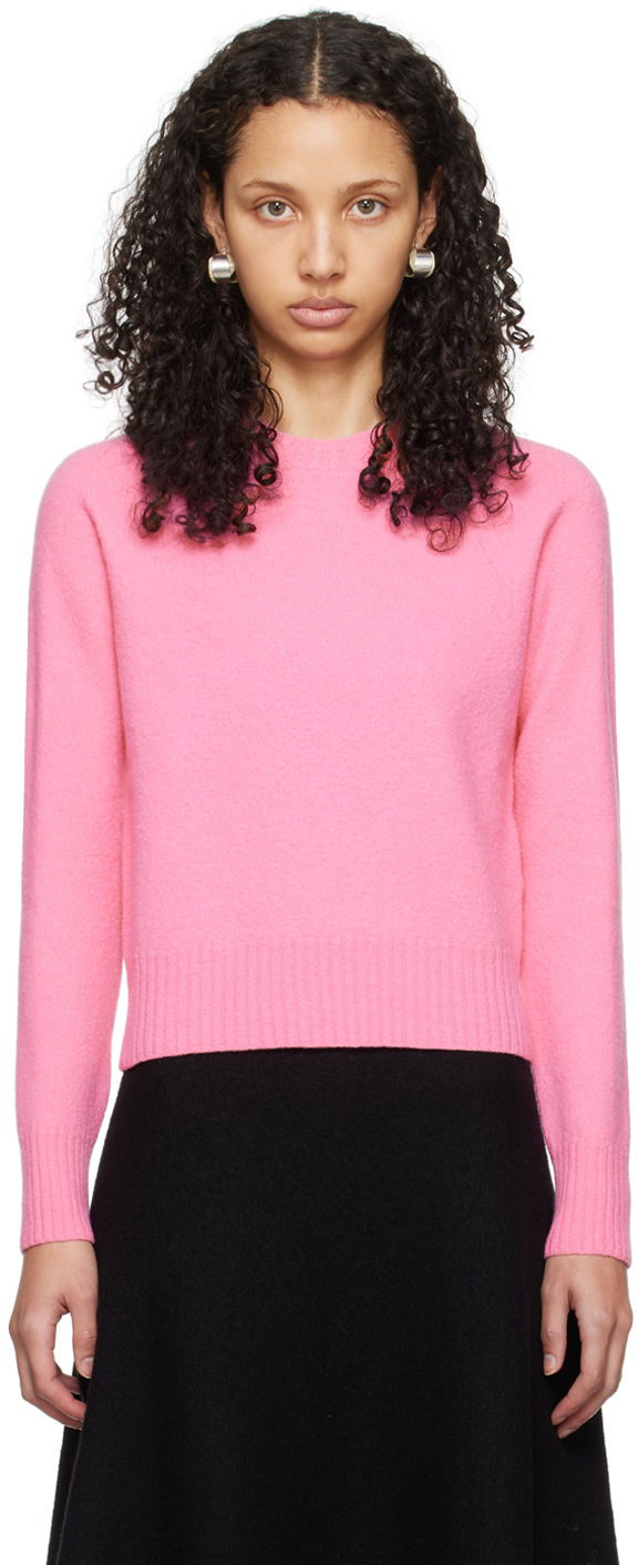 Pleteni pulover Jil Sander Relaxed-Fit Sweater Roza | J01GP0103_J14603, 0