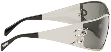 Sončna očala Blumarine Metal Wraparound Sunglasses Siva | P444W268A, 1
