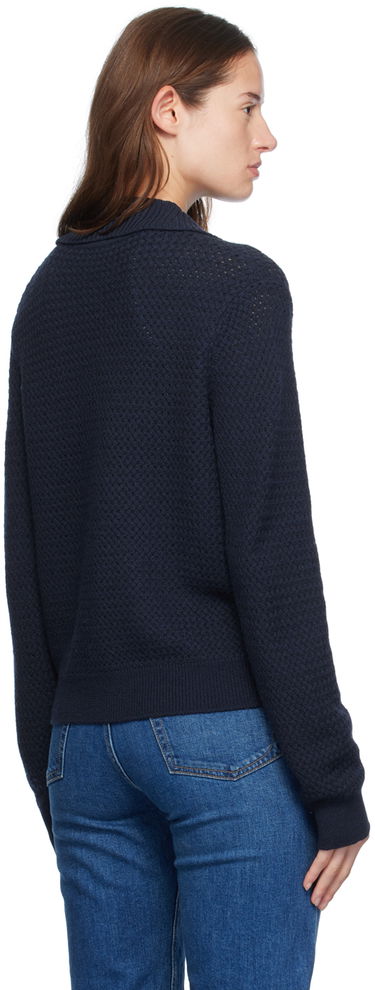 Pleteni pulover rag & bone Jax Knit Cardigan Modra | WAS24F019UG19, 2
