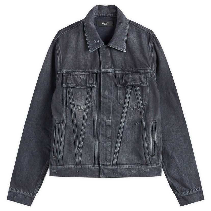 Jakna AMIRI Vintage Trucker Jacket Črna | AMDNTR1009-097