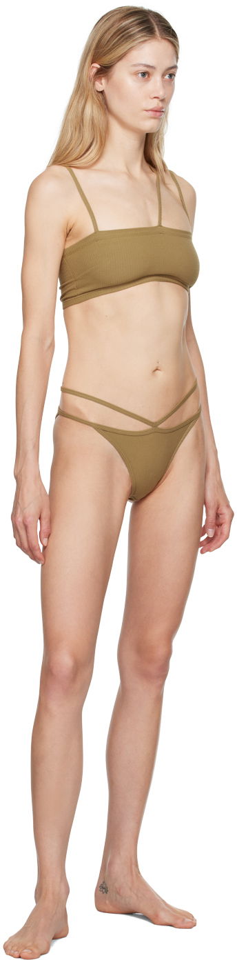 Spodnjice Baserange Cross Strap Briefs Rjava | UNNI-RB-AU24, 3