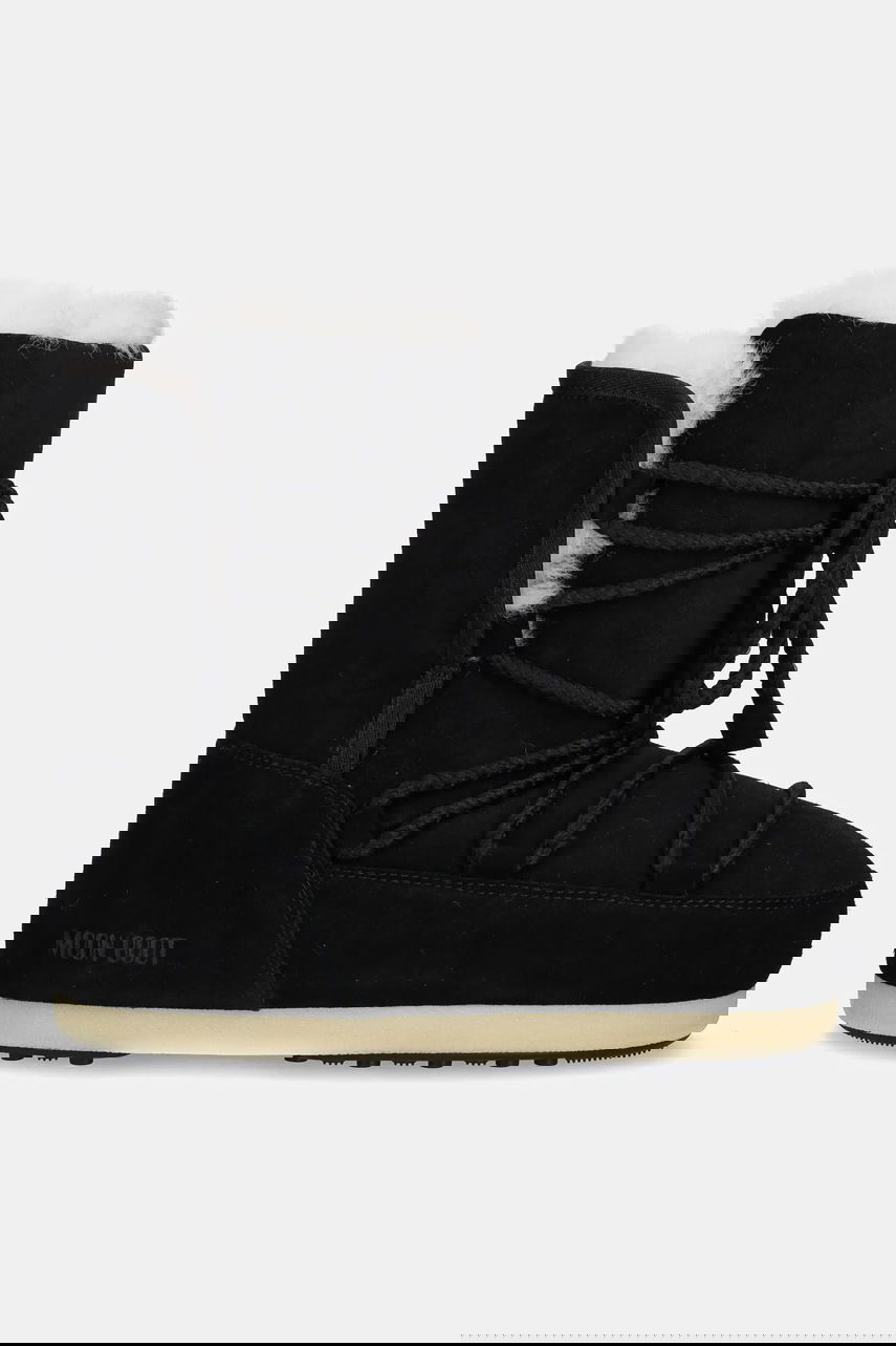 Superge in čevlji Moon Boot EVX Suede Shearling Lined Snow Boots Črna | 80D1470050.N001, 1