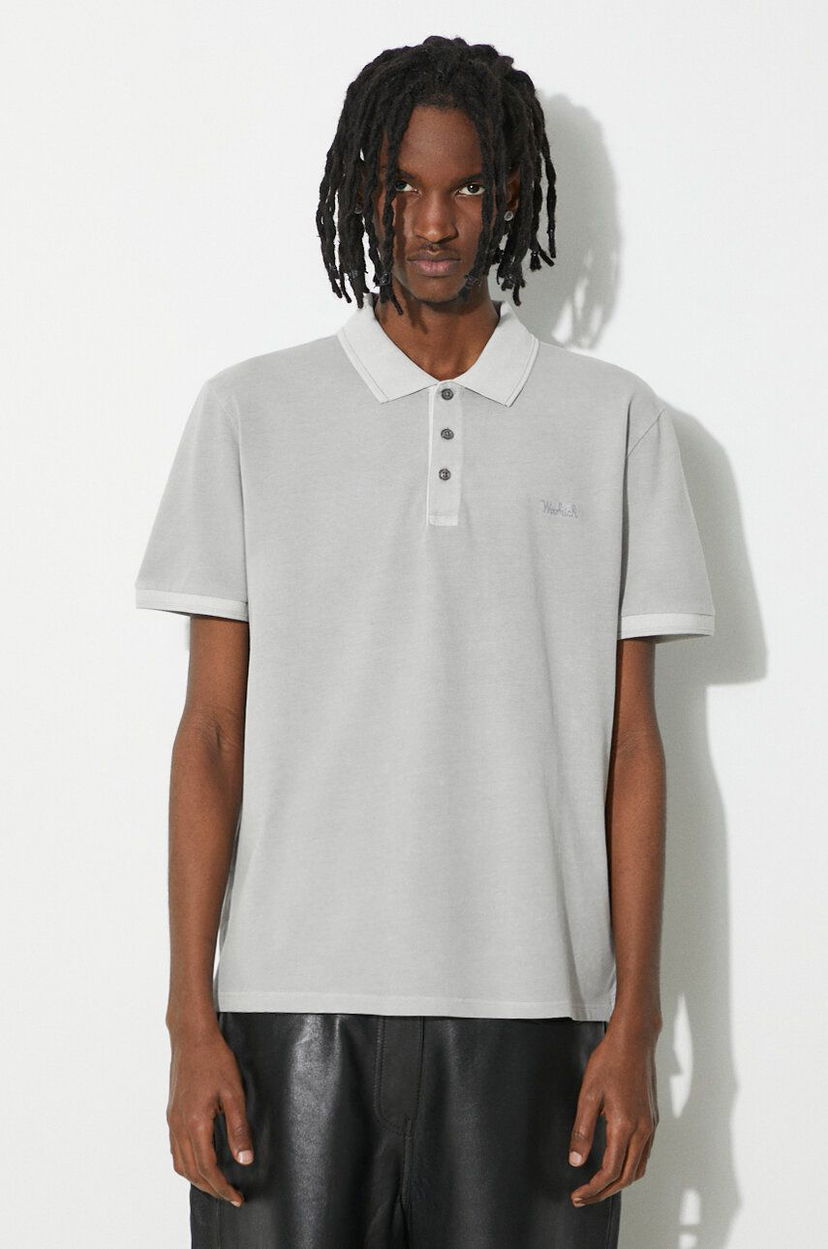 Polo majica WOOLRICH Polo Shirt Mackinack Siva | CFWOPO0065MRUT1483