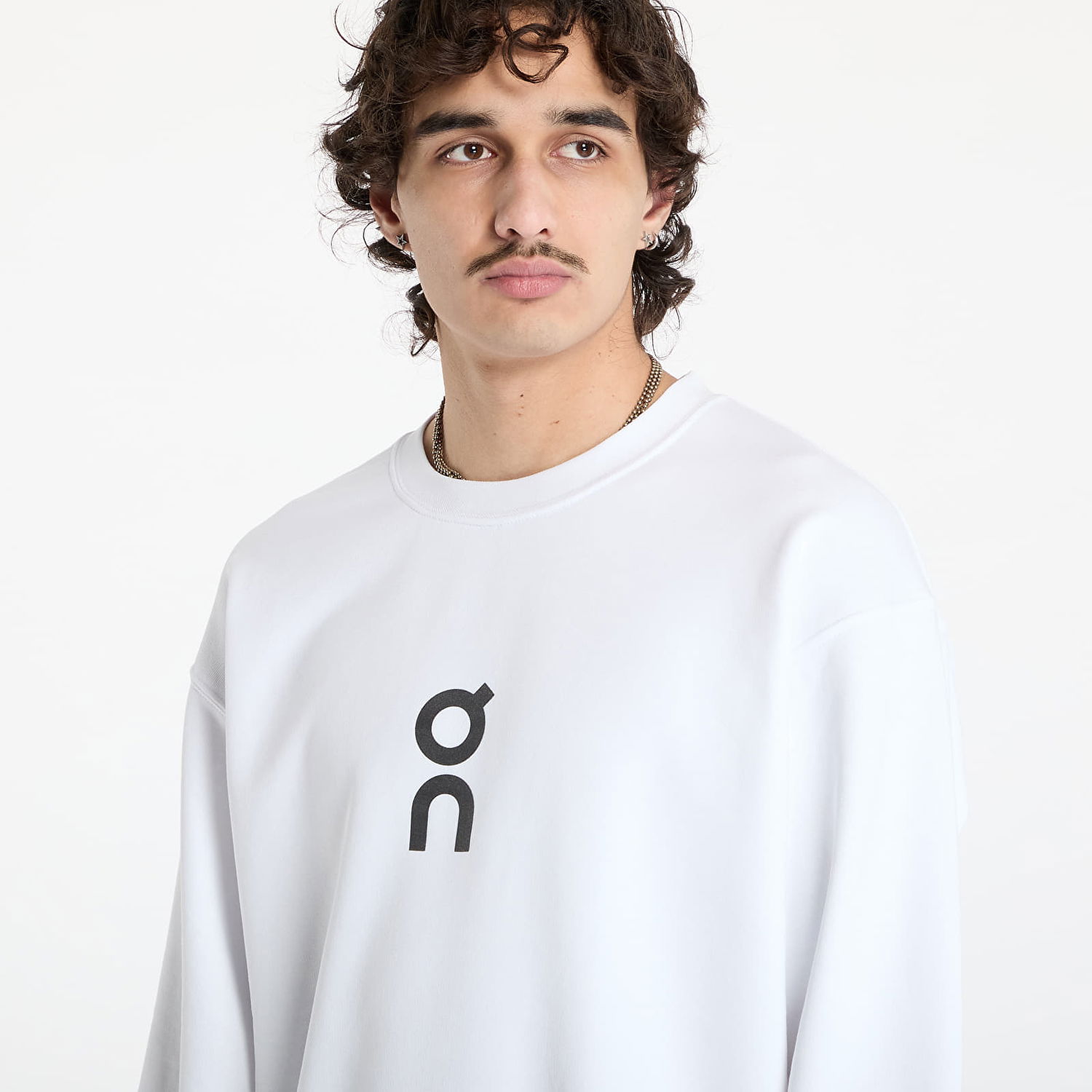 Pulover On Running Running Club Crew Sweatshirt Bela | 1ME10340069, 0