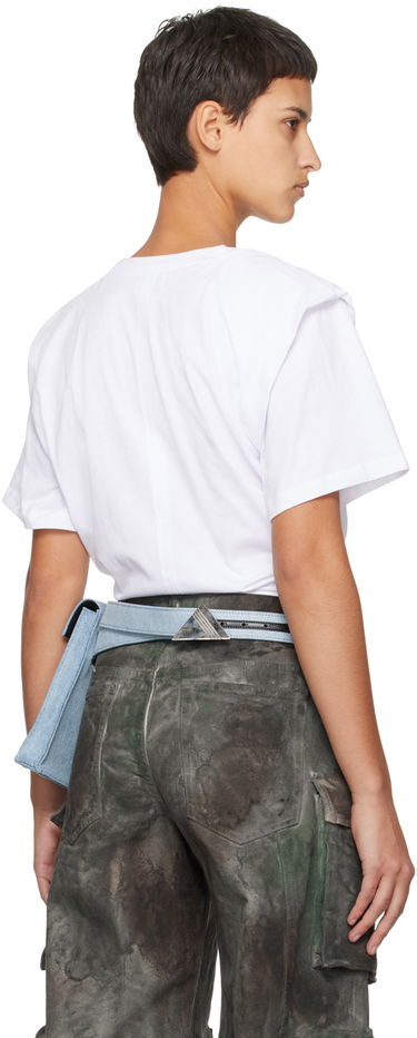 Krop-top The Attico The Attico Denim Belt Bag Bela | 241WKE11 D073, 2