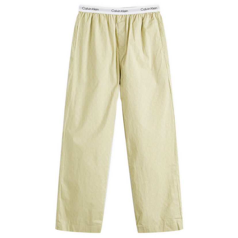 Pižame CALVIN KLEIN Calvin Klein Sleep Pants Monogram Large Zelena | LV00NM2830VRK