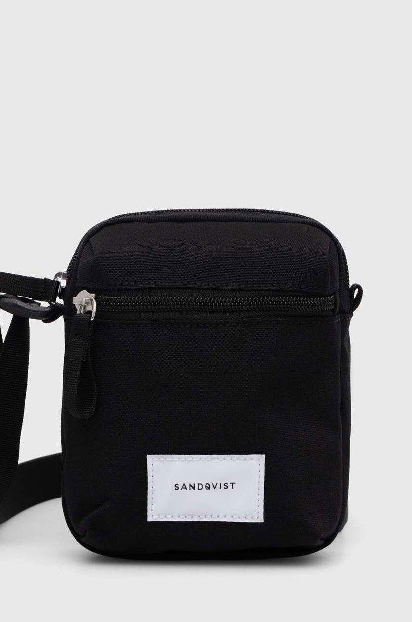 Torbice za okoli pasu Sandqvist Sixten Vegan Waist Bag Črna | SQA2270