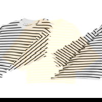 Anine Bing Myers Cropped Striped Tee