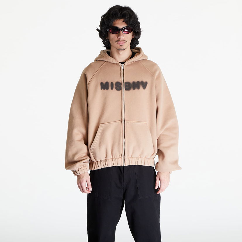 Pulover MISBHV Community Zipped Hoodie Bež | 240M223