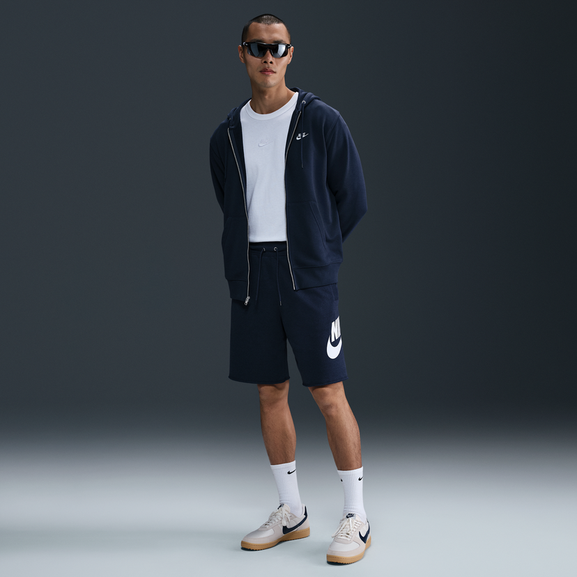 Pulover Nike Club Alumni French Terry Shorts Mornarica | FQ4950-451