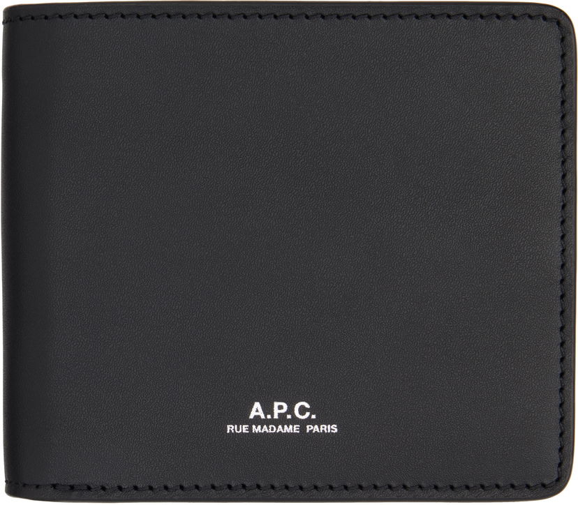 Denarnica A.P.C. A.P.C. London 2.0 Leather Wallet Črna | PXAWV-H63655