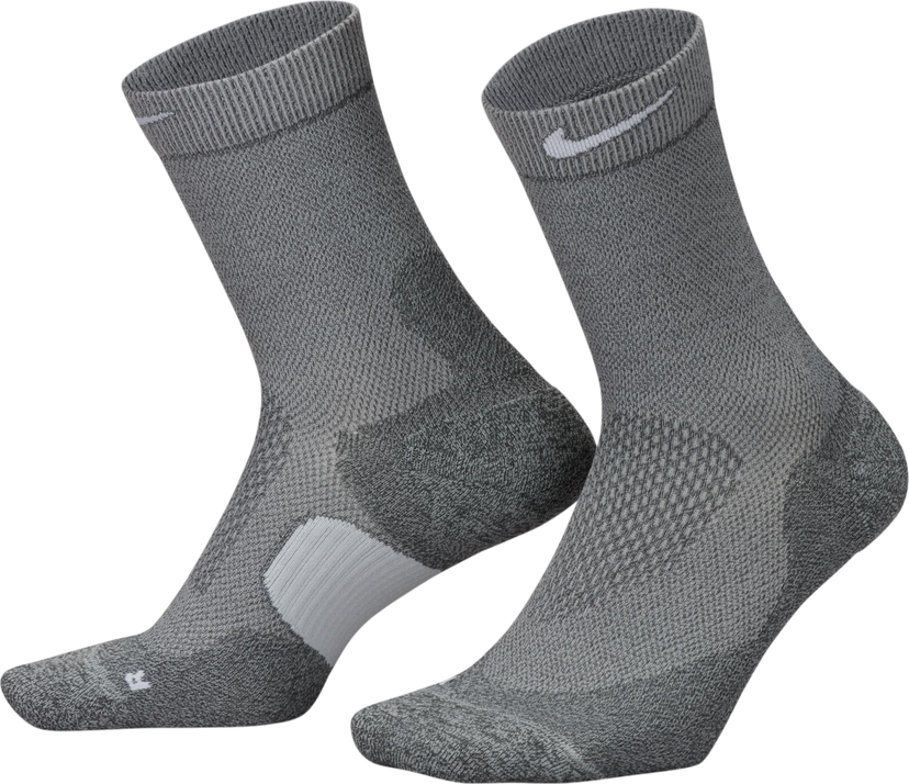 Nogavice Nike Fast Midweight Socks Siva | hv6924-050