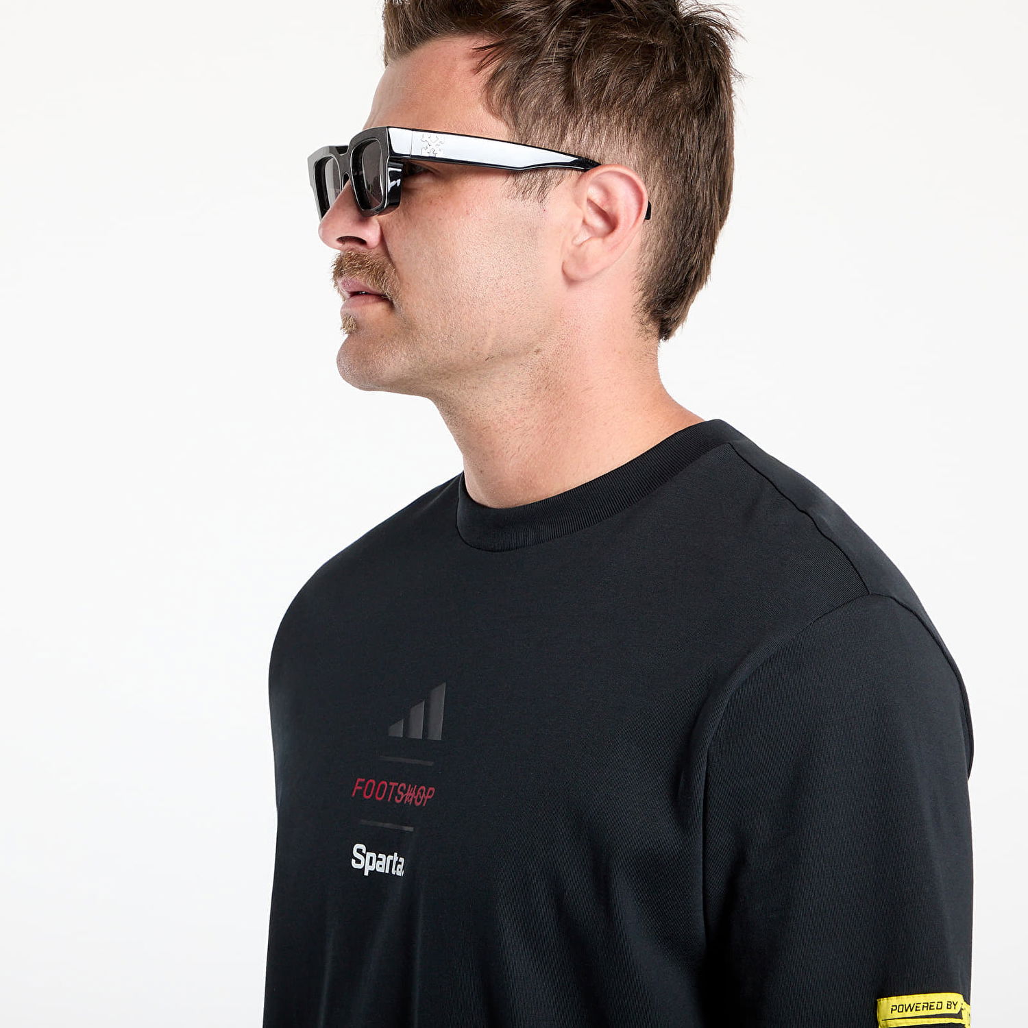 Majica adidas Performance Footshop x Sparta T-Shirt Črna | FTSHP_495, 1