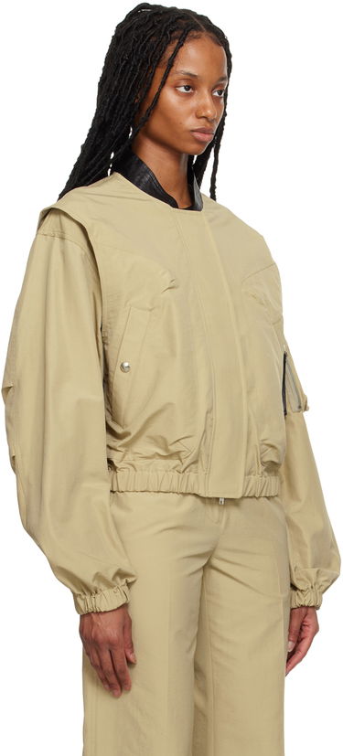 Bomber jakna Helmut Lang Helmut Lang Oversized Bomber Jacket Bež | N02HW402, 1