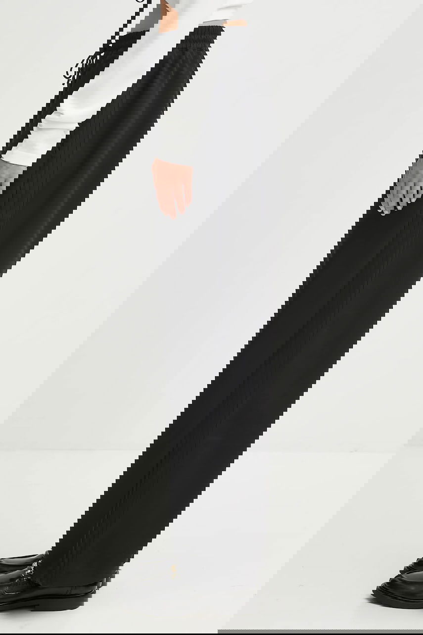 Hlače Y-3 Y-3 3S Track High-Waist Wide-Leg Pants Črna | JV6772, 1