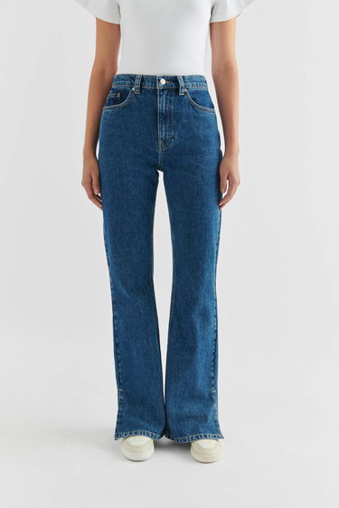 Kavbojke AXEL ARIGATO Ryder Flared Jeans Modra | A0907003, 2