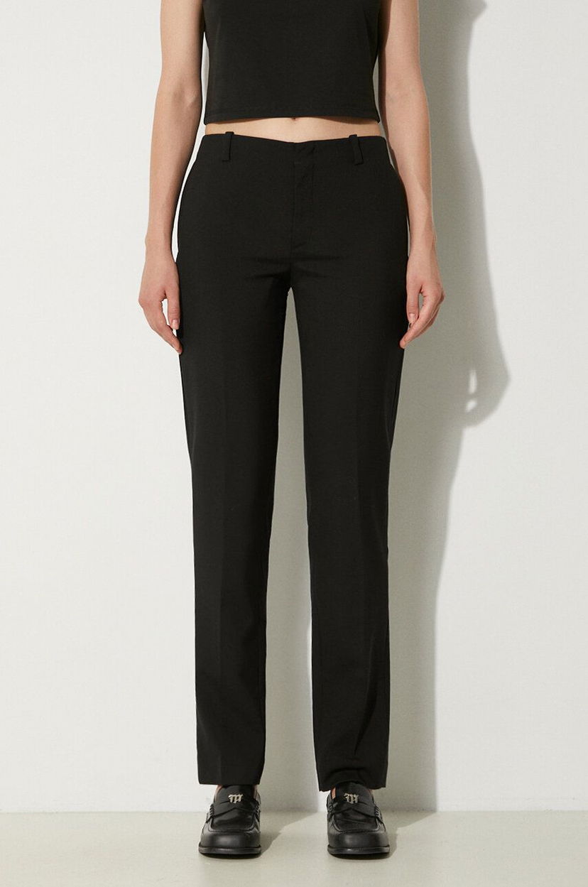 Hlače KENZO Cargo Trousers High Waist Črna | FE62PA0929GE.99
