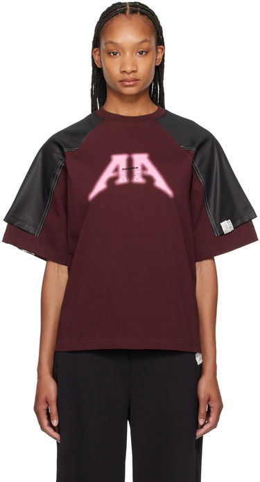 Majica ADER ERROR Nolc Graphic T-Shirt Bordo | BN01SSTS0101BU, 0