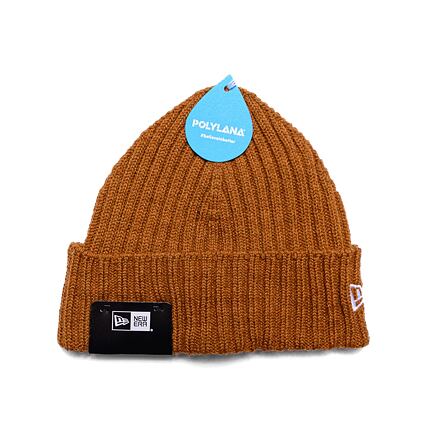 Beanie New Era Rib Short Cuff Beanie Toasted Peanut / Black One Size Oranžna | 60364240