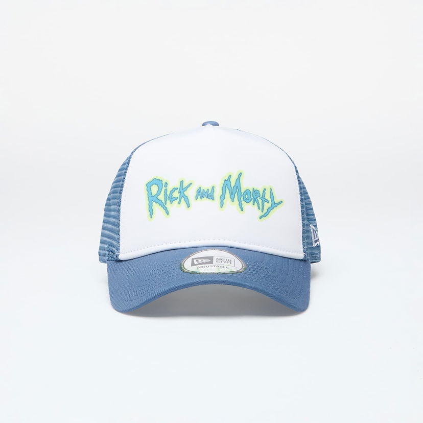 Kapa New Era Rick And Morty 9Forty Trucker Snapback Faded Blue/ White Modra | 60503551