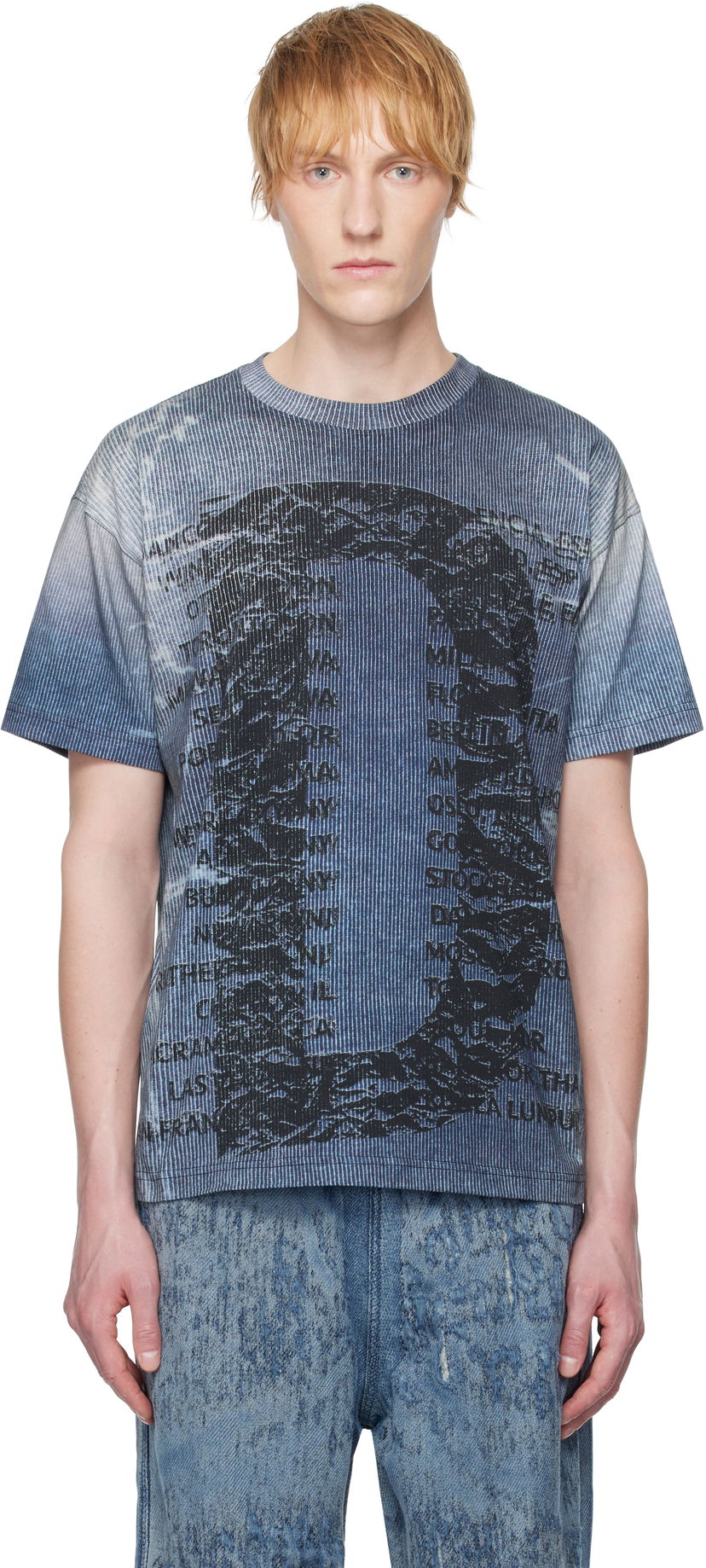 Majica Diesel Diesel T-Norm-R2 Graphic T-Shirt Modra | A19650-0PJBH-900A