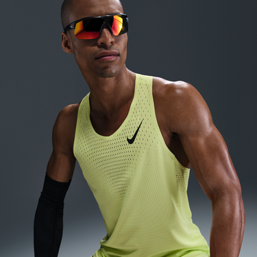 Majica brez rokavov Nike AeroSwift Dri-FIT ADV Running Singlet Rumena | FN4231-736, 3