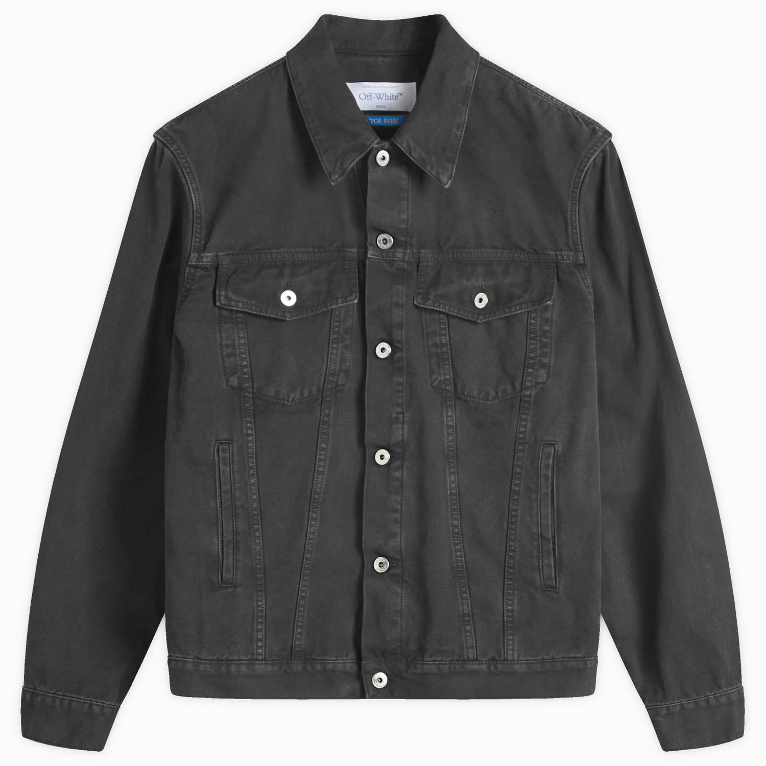 Jakna Off-White Black Canvas Jacket Črna | OMEV002C99FAB0011001, 1