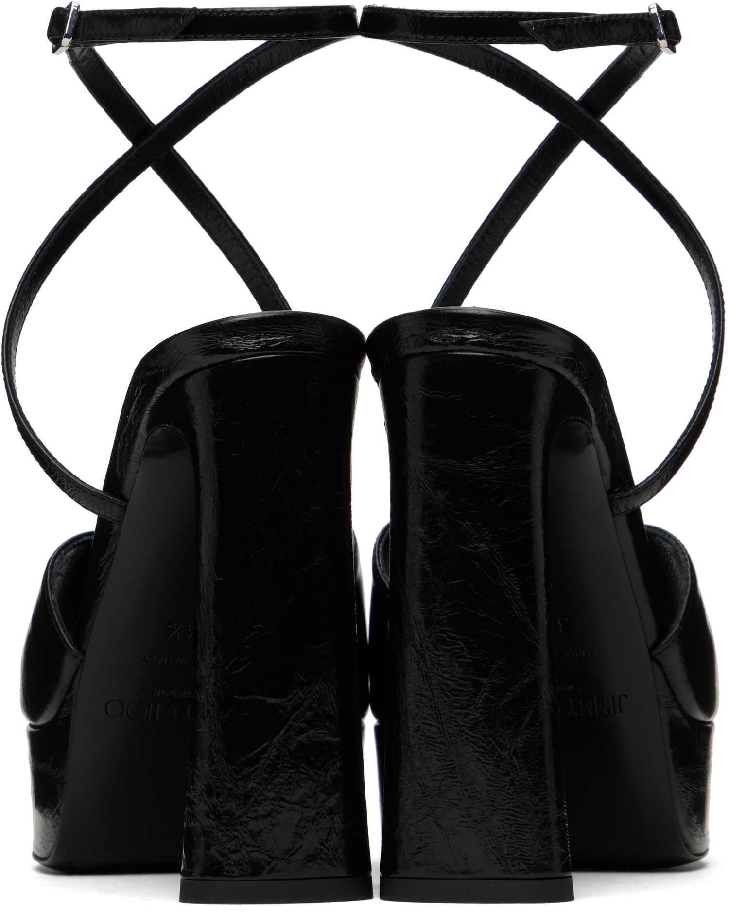 Modni dodatki Jimmy Choo Jimmy Choo Karli Platform Heeled Sandals Črna | KARLI/PF 125, 1