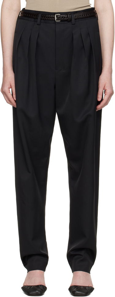 Hlače LEMAIRE Lemaire Pleated Tailored Trousers Črna | PA1178 LF1362, 0