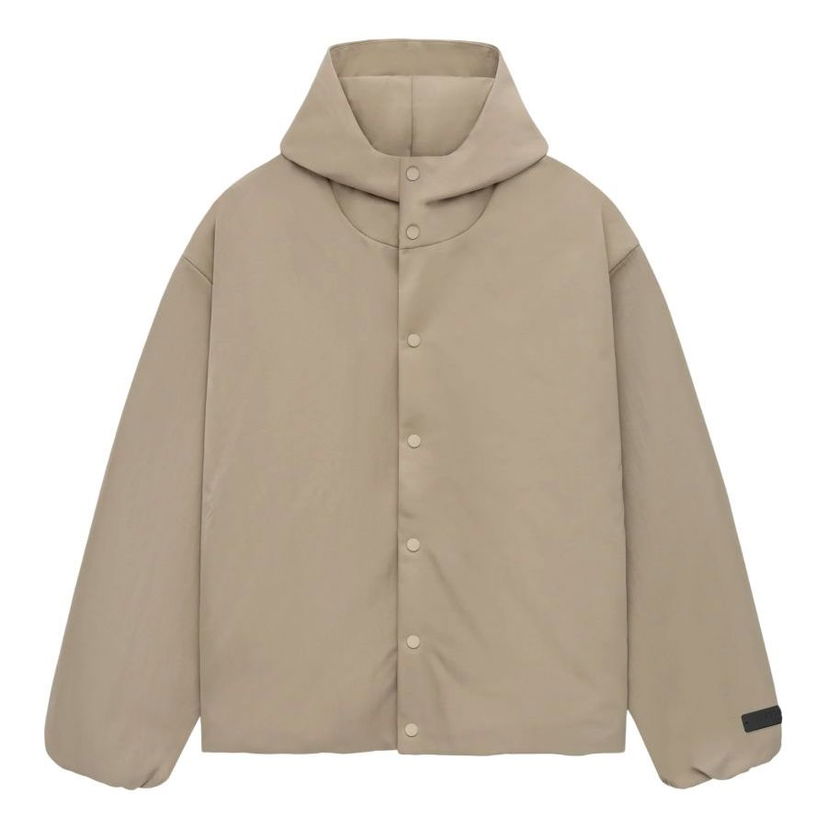 Jakna Fear of God Fear of God Essentials Hooded Coach Jacket Bež | 202HO246377F