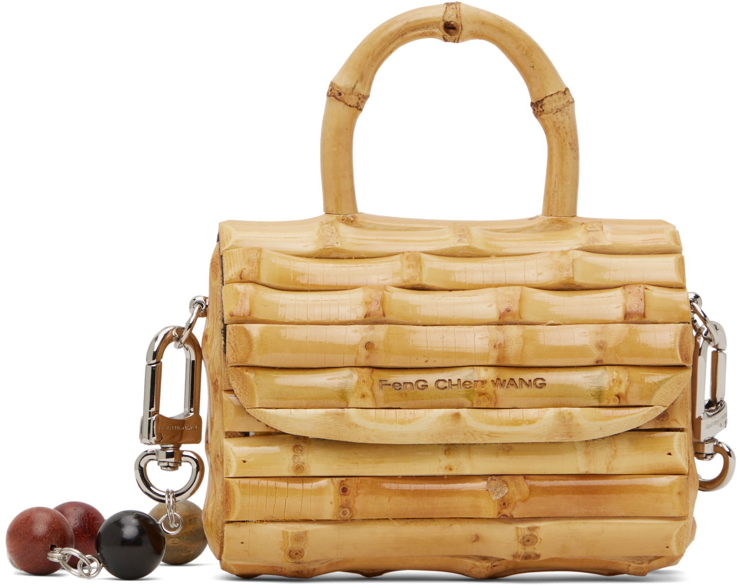 Torbica Feng Chen Wang Feng Chen Wang Raw Bamboo Roots Mini Bag Bež | FUS17AC49R, 0