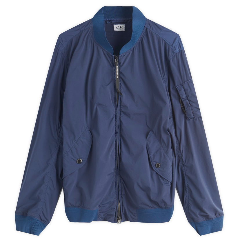 Bomber jakna C.P. Company C.P. Company Arm Lens Bomber Jacket, Size Large Modra | 18CMOW182A-005864G-BLU