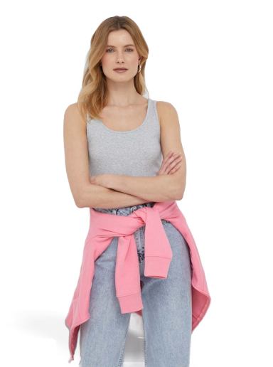 Majica brez rokavov GAP Tank Top Siva | 540670.01BC15