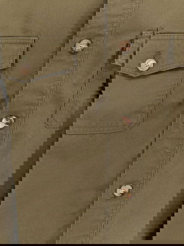 Srajce Saint Laurent Saint Laurent Button-Down Shirt Zelena | 816396Y03JC3007, 2