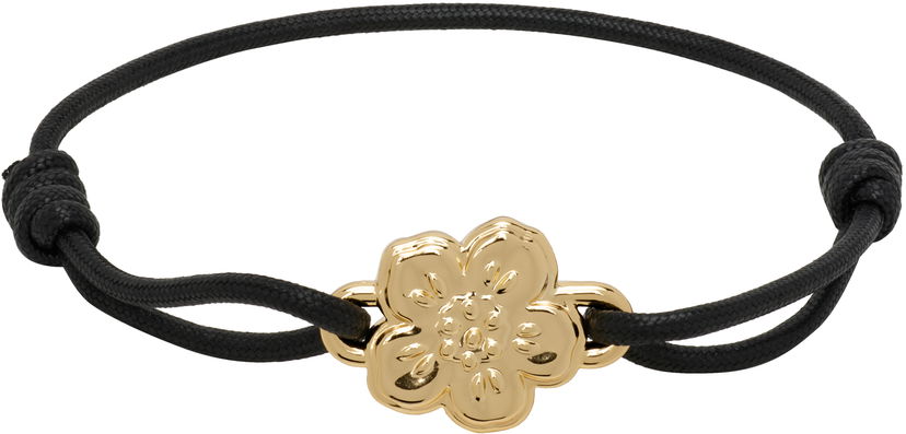 Zapestnica KENZO Kenzo Paris Boke Flower Cord Bracelet Črna | FF68BI731M02