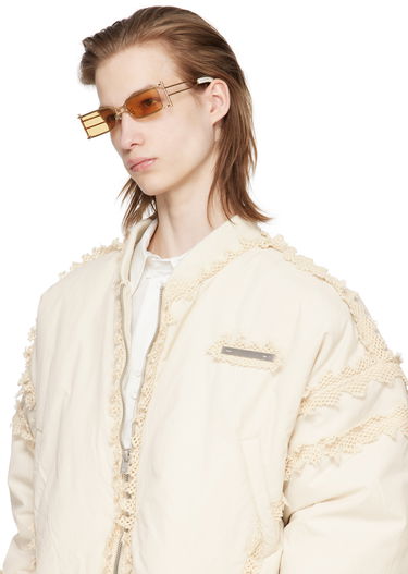 Sončna očala Feng Chen Wang Feng Chen Wang Bamboo Sunglasses Rumena | SSE-WS01-001, 3