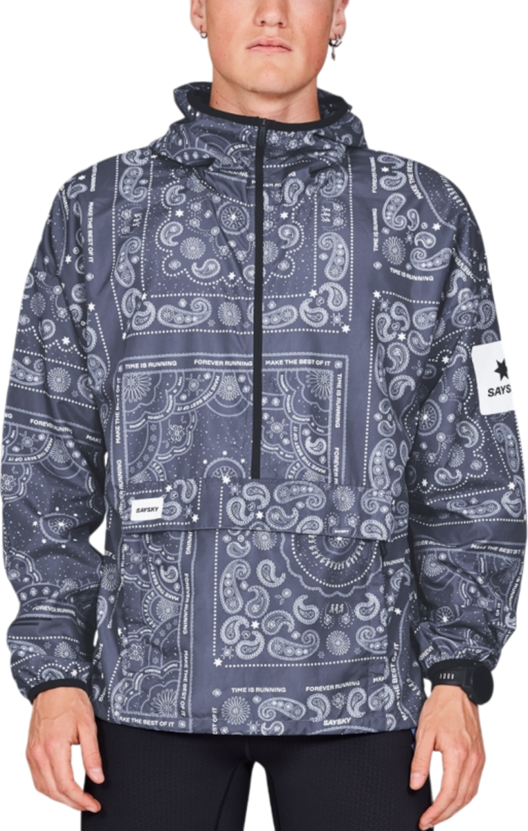 Vetrovka Saysky Saysky Paisley Pace Anorak Siva | mmrja05c1020