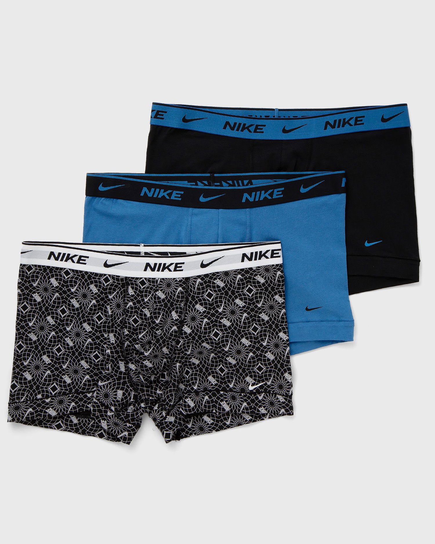 Boksarice Nike E-DAY COTTON STRETCH TRUNK 3 PACK Večbarvna | 000PKE1008BM7, 0