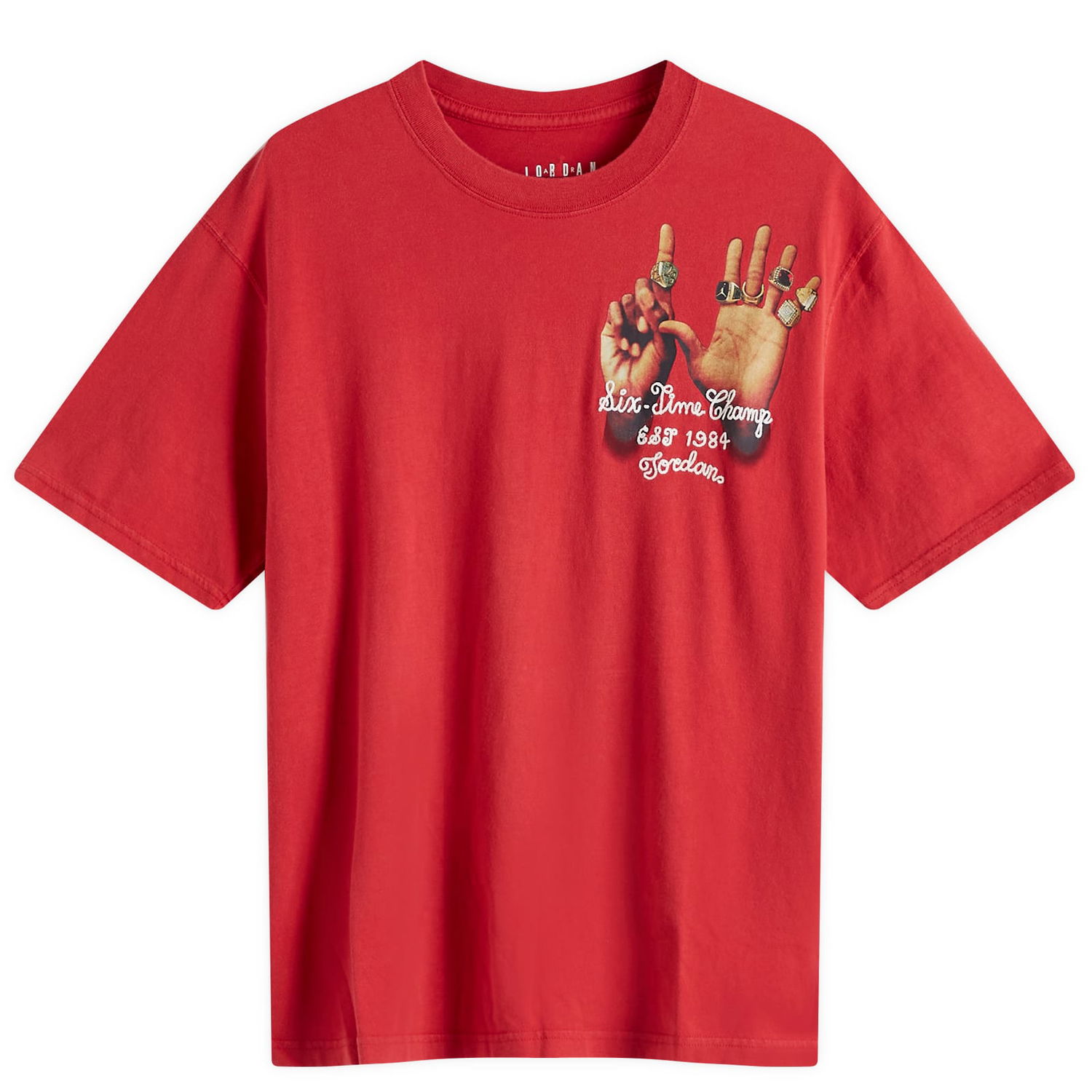 Majica Jordan Graphic 6 Ring T-Shirt Rdeča | HM7275-636, 0