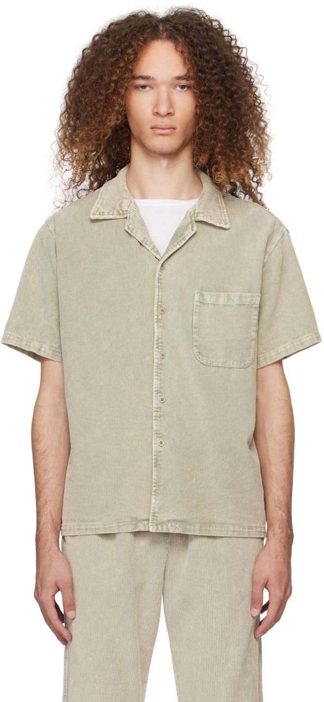 Srajce LES TIEN Buttoned Shirt "Khaki" Bež | WC-2016-MW