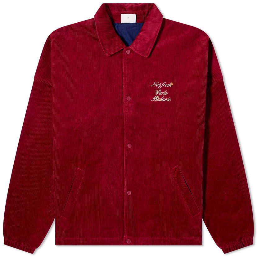 Bomber jakna Drôle de Monsieur Drole de Monsieur Corduroy Jacket Bordo | C-JT161-CO062-BX