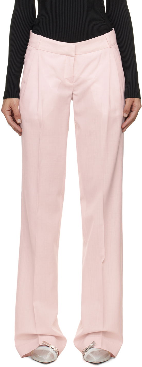 Hlače Coperni Glen Check Trousers Roza | COPP63834