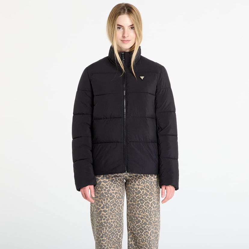 Puhovka GUESS GUESS Claudia Light Puffer Jacket Črna | V4YL03WFUD0-JBLK