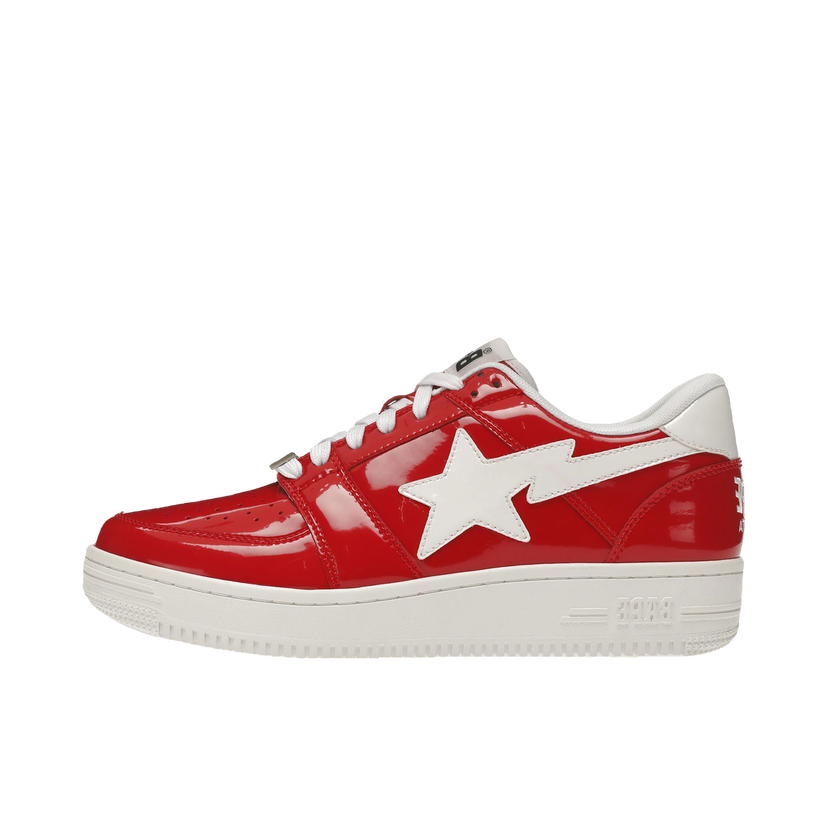 Superge in čevlji BAPE Bape Sta Low "Patent Red" Rdeča | 1G30191010 RED