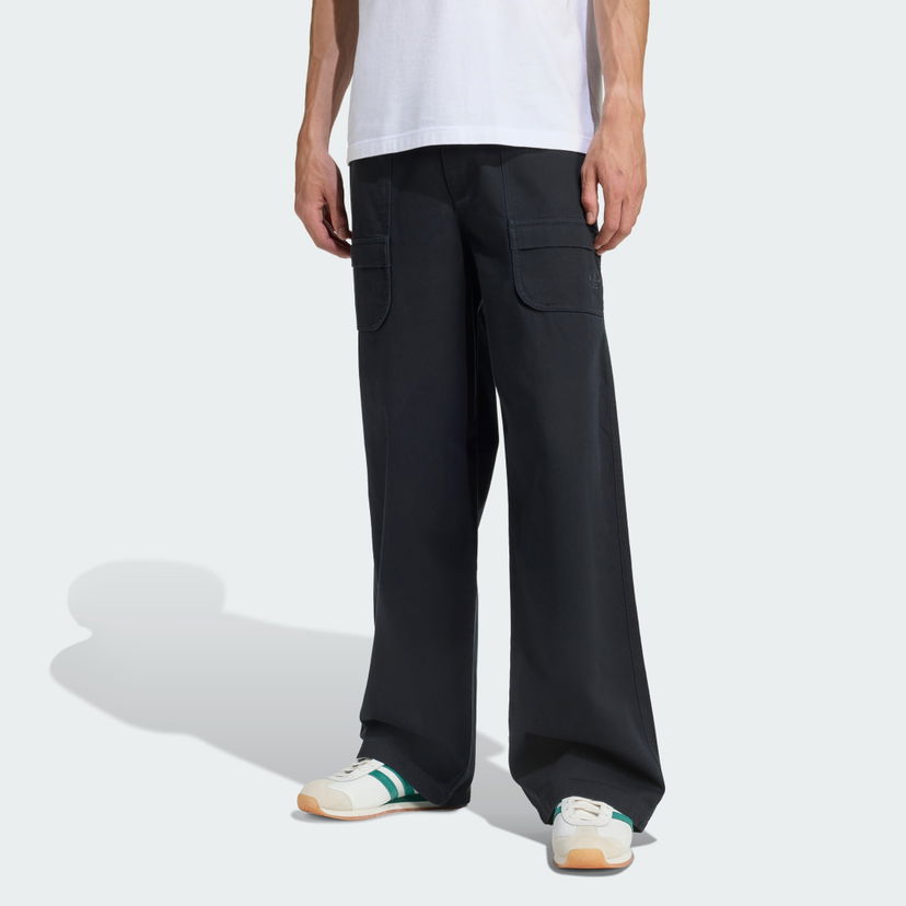 Cargo hlače adidas Performance Premium Essentials Cargo Pants Črna | JY2636