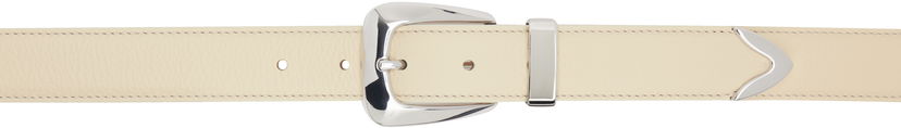 Pasovi Khaite Khaite Benny Leather Belt Bež | 10012-914