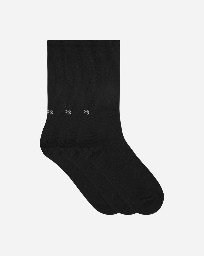 Nogavice WTAPS Patterned Crew Socks Črna | 252MYDT-UWM05 BLACK